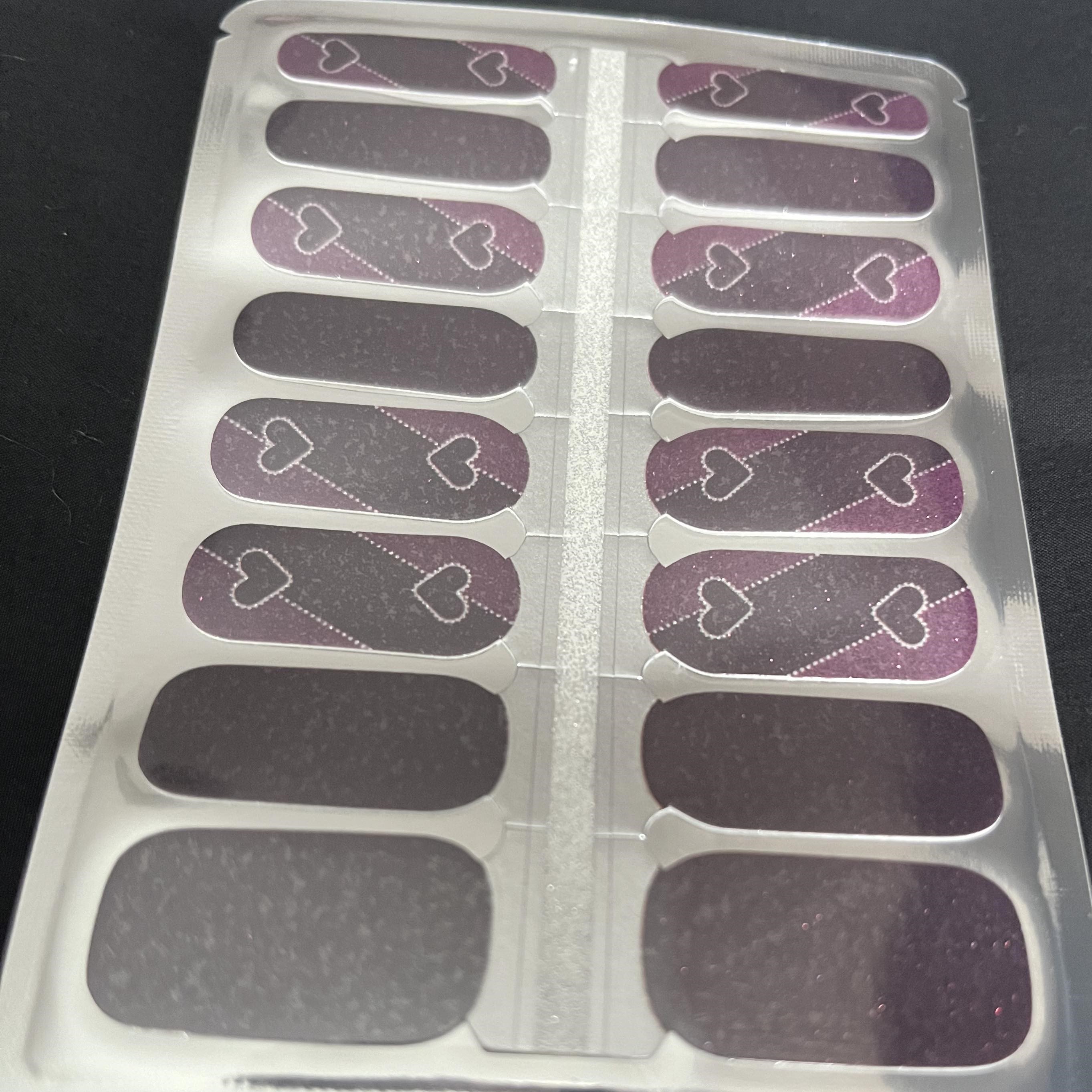 Whirlwind romance nail wrap