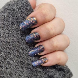 to the sun and back nail wrap