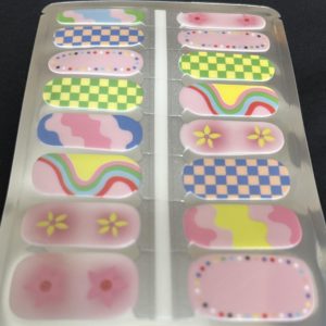 Chase the rainbow nail wrap
