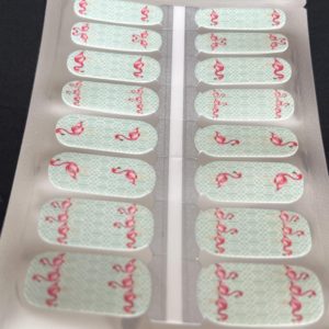 Flock together nail wrap