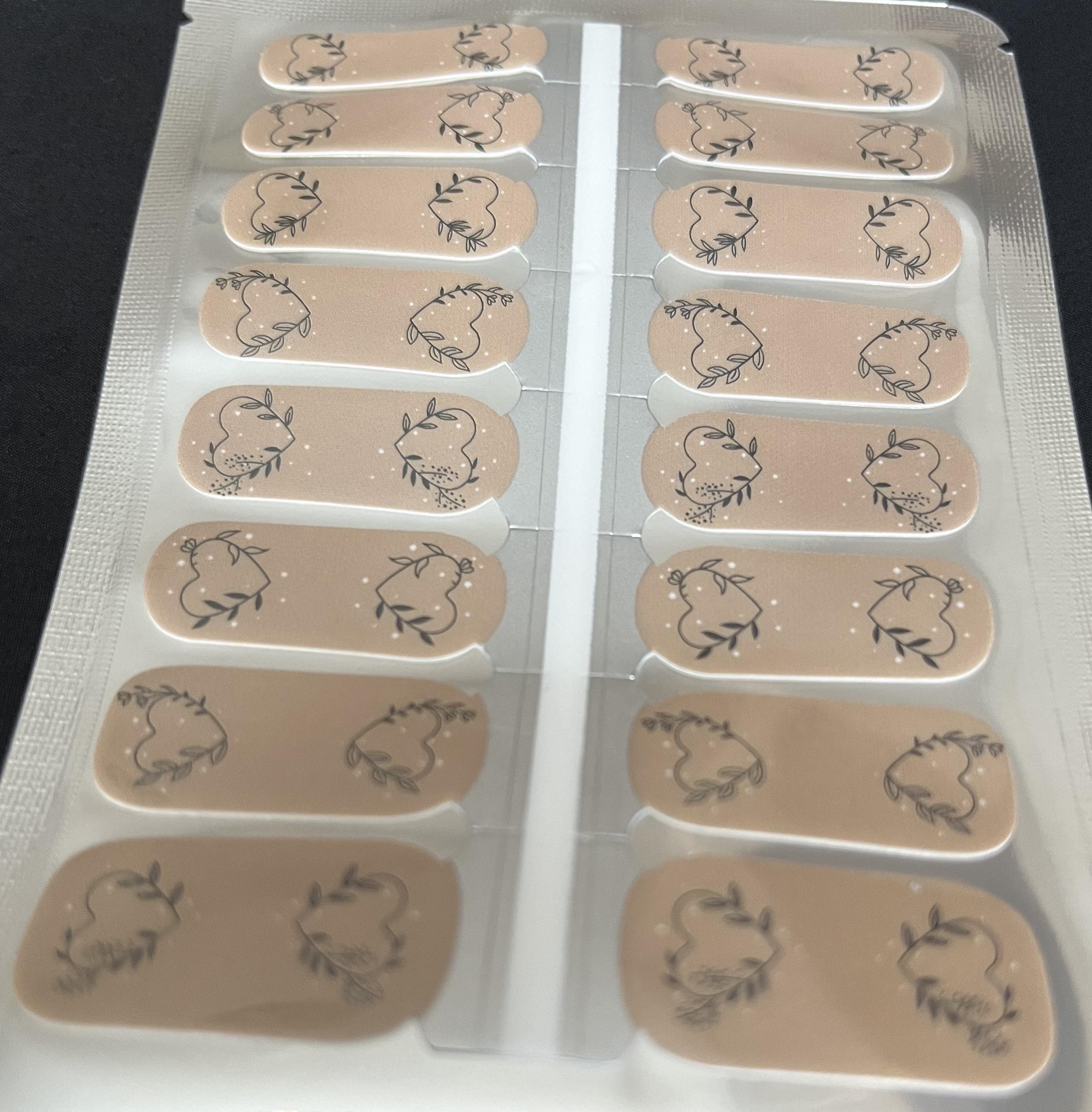 Heart of stone nail wrap