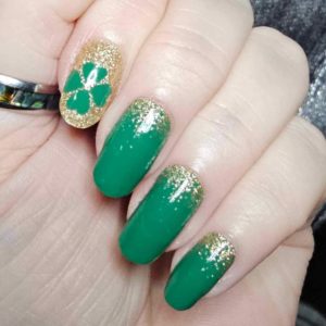 clovers and class nail wrap