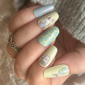 Easter treats nail wrap