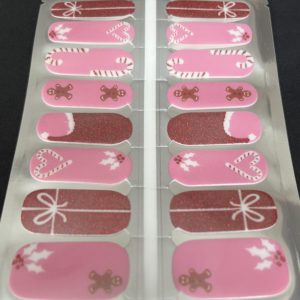 Santa baby nail wrap