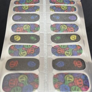 Vibes of the 90s nail wrap