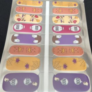 Spooktastic nail wrap