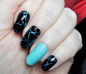 celestial custom nail wrap