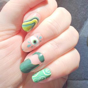 hallucination nail wrap