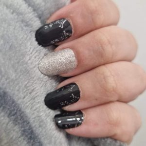 castiel nail wrap custom design exclusive to bewitched digits, inspired by supernatural