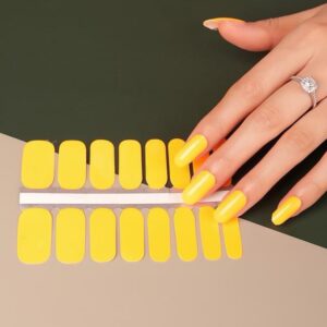 Canary nail wrap