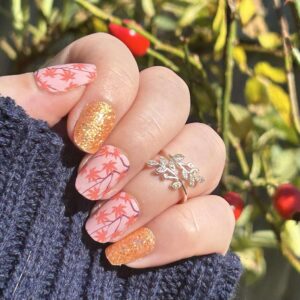 october adventures nail wrap