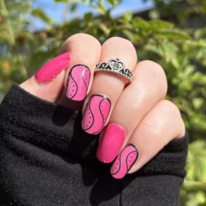 vibe check nail wrap