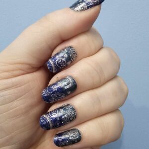 eos nail wrap - custom design exclusive to bewitched digits