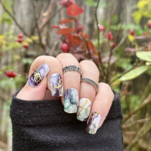 toil and trouble nail wrap