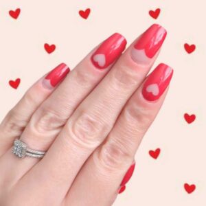 heart of glass nail wrap