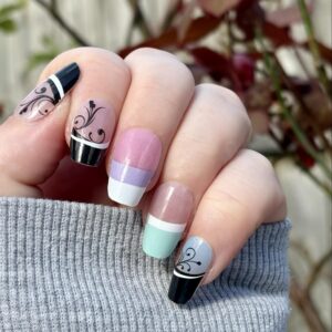 whimsical nail wrap