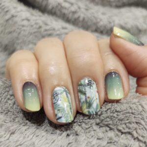 tropic nail wrap