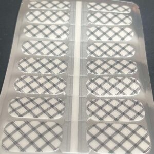 plaid about you nail wrap