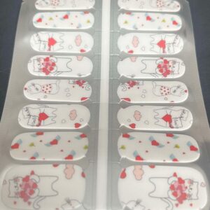 purrfect partners nail wrap