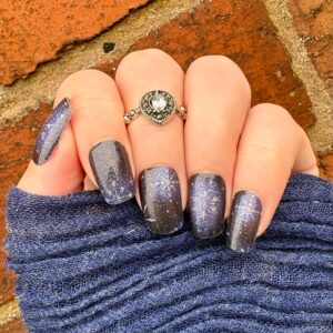 snow glow nail wrap exclusive to bewitched digits