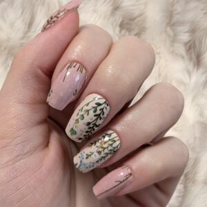 Orchard delights nail wrap exclusive to Bewitched Digits