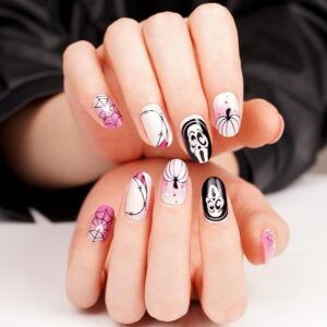 i heart halloween nail wrap