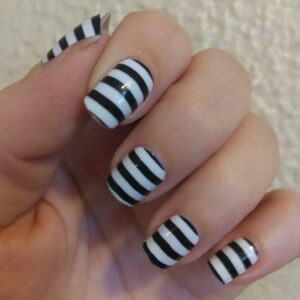 jailhouse rock nail wrap