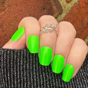 lime soda nail wrap