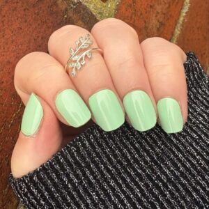 peppermint nail wrap