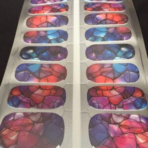 Bejewelled nail wrap