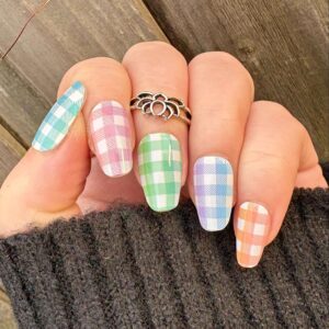 Summer holidays nail wrap exclusive to Bewitched Digits