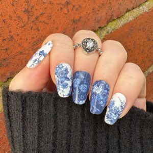 High tea nail wrap - exclusive to Bewitched Digits