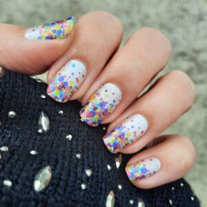 sprinkles nail wrap