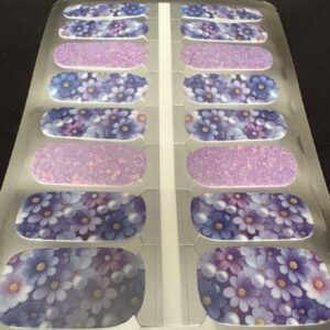 Violet delight nail wrap
