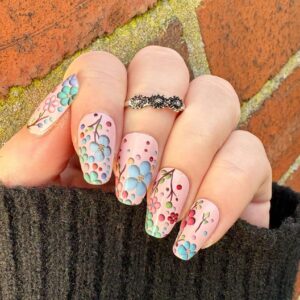 Luelle nail wrap - exclusive to Bewitched Digits