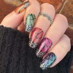 Fly by night nail wrap exclusive to Bewitched Digits