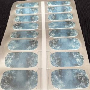 arctic twilight nail wrap