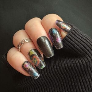 Glitter Gourd Nail Wrap