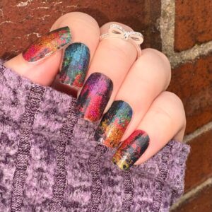 midnight muse nail wrap