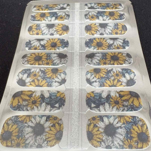 garden sparkle nail wrap