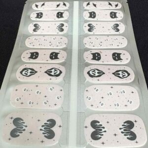 ghoul glam nail wrap