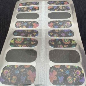 glitter gourd nail wrap