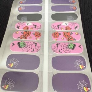 hallowed hex nail wrap