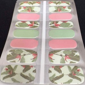 hothouse blooms nail wrap
