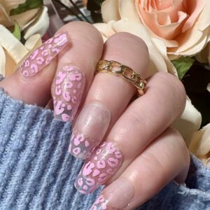 pink prowl nail wrap