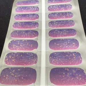 shooting stars nail wrap