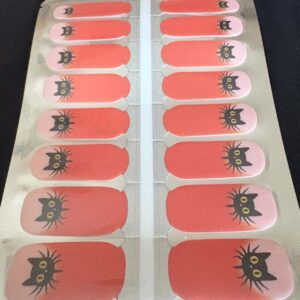 curious cat nail wrap